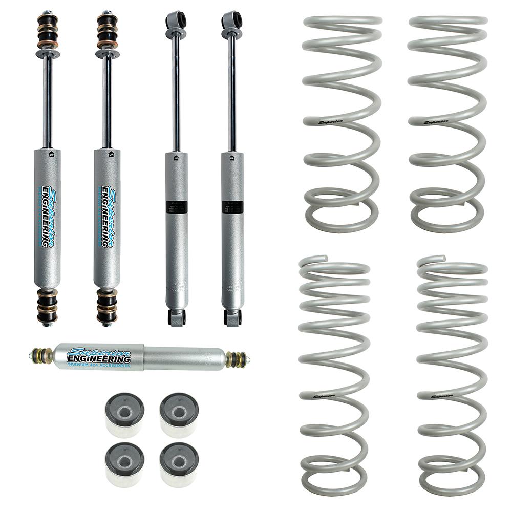 Superior Engineering Build-It-Your-Way Lift Kits Suitable For Nissan Patrol GU 98-99 Wagon - SUP-GU1-W-KIT-XXX